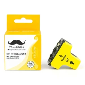 Moustache Remanufactured HP 02 / C8773WN Yellow Ink Cartridge