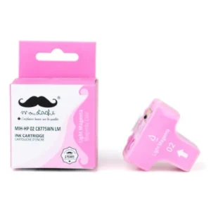 Moustache Remanufactured HP 02 / C8775WN Light Magenta Ink Cartridge
