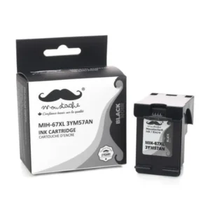 Moustache Remanufactured HP 67XL / 3YM57AN Black High Yield Ink Cartridge