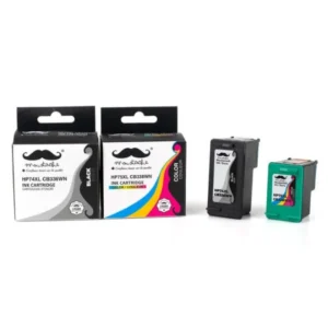 Moustache Remanufactured HP 74XL / CB336WN / 75XL / CB338WN Black & Color Ink Cartridge Combo