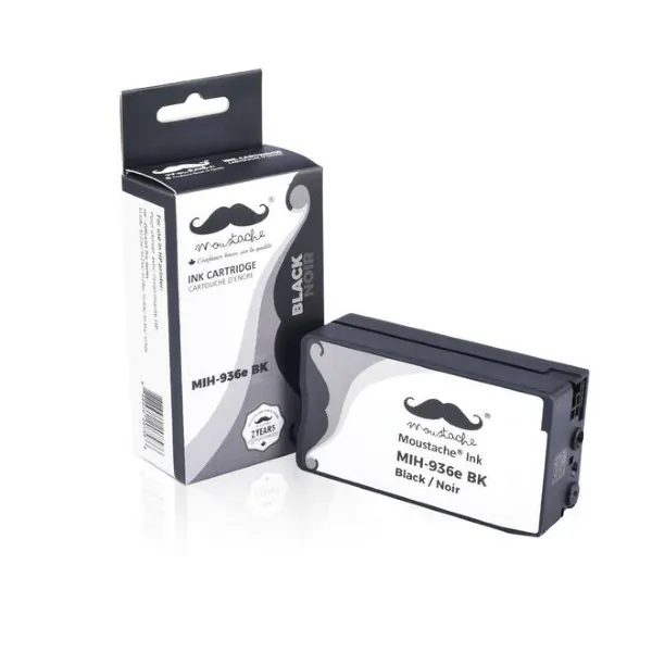 Moustache Remanufactured HP 936e / 4S6V6LN Black High Yield Ink Cartridge
