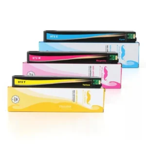 Moustache Remanufactured HP 972A C/M/Y PageWide Ink Cartridge Combo