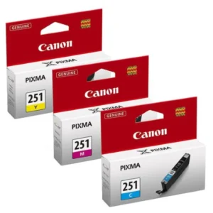 Original Canon CLI-251 C/M/Y Ink Combo