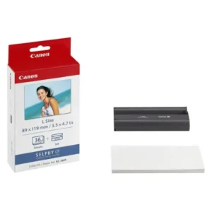 Original Canon KL-36IP / 7738A001 Color Ink Cartridge & 3.5x4.7 Photo Paper