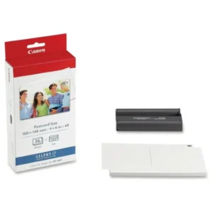 Original Canon KP-36IP / 7737A001 Color Ink Cartridge & 4x6 Photo Paper