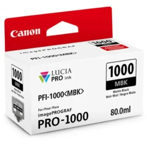Original Canon PFI-1000MBK / 0545C002 Matte Black Ink Cartridge