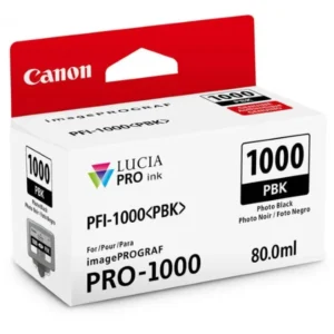 Original Canon PFI-1000PBK / 0546C002 Photo Black Ink Cartridge