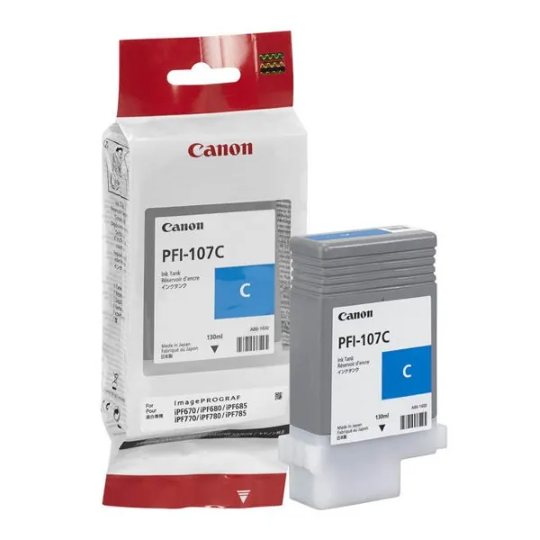 Original Canon PFI-107C / 6706B001AA Cyan Ink