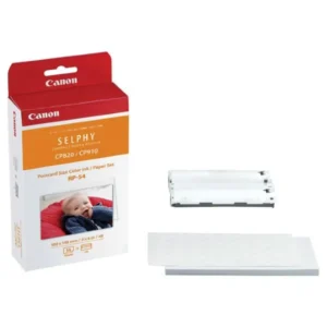 Original Canon RP-54 / 8567B001 Color Ink Cartridge & 4x6 Phtot Paper