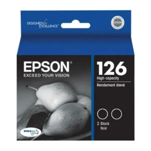 Original Epson 126 / T126120-D2 Black High Capacity Ink 2 Packs