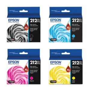 Original Epson 212XL / T212XL BK/C/M/Y High Yield Ink Combo