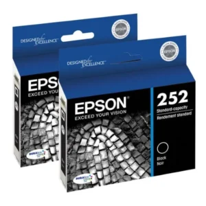 Original Epson 252 / T252120 Black Ink 2 Packs