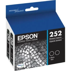 Original Epson 252 / T252120-D2 Black Ink 2 Packs