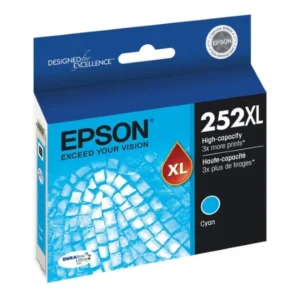 Original Epson 252XL / T252XL220 Cyan High Yield Ink