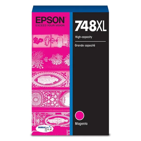 Original Epson 748XL / T748XL320 Magenta High Yield Ink