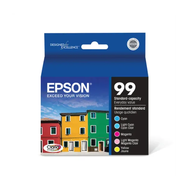 Original Epson 99 / T099920 C/M/Y/LC/LM Ink Combo