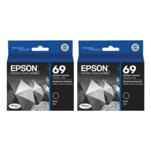 Original Epson T069120 Black Ink 2 Packs