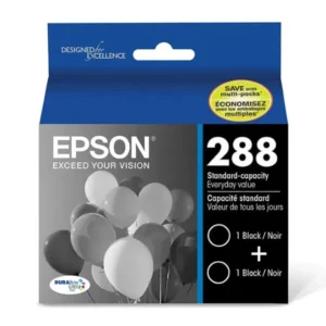 Original Epson T288120-D2 Black Ink 2 Packs
