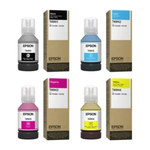 Original Epson T49H / T49H100 / T49H200 / T49H300 / T49H400 BK/C/M/Y Ink Bottle Combo