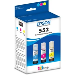 Original Epson T552 / T552620-S C/M/Y High Yield EcoTank Ink Bottle Combo