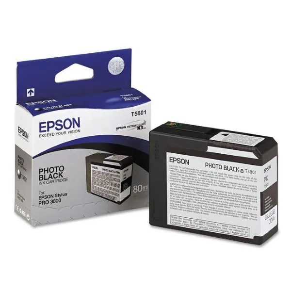Original Epson T580100 K3 Photo Black UltraChrome Ink