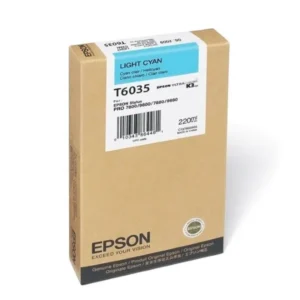 Original Epson T603500 Light Cyan Ink