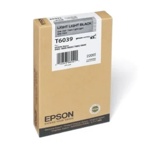 Original Epson T603900 Light Light Black Ink