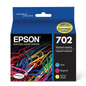 Original Epson T702 / T702520 C/M/Y Ink Combo