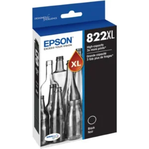 Original Epson T822XL / T822XL120-S Black High Yield Ink