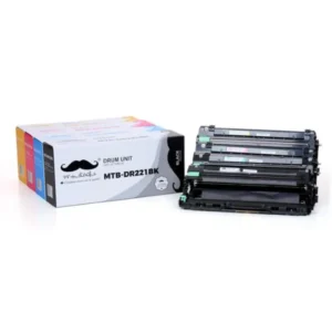Moustache Compatible Brother DR221CL BK/C/M/Y Drum Combo