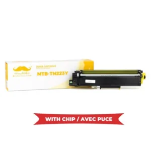 Moustache Compatible Brother TN223 Yellow Toner Cartridge w/Chip