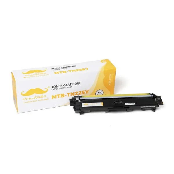 Moustache Compatible Brother TN225 Yellow High Yield Toner Cartridge