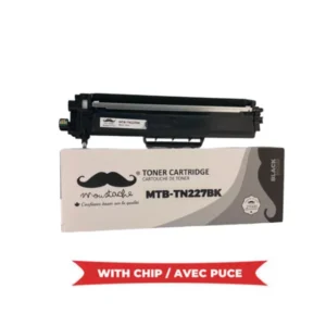 Moustache Compatible Brother TN227 Black High Yield Version of TN223 Toner Cartridge w/Chip