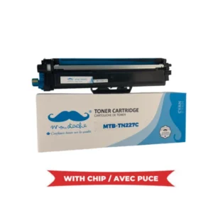 Moustache Compatible Brother TN227 Cyan High Yield Version of TN223 Toner Cartridge w/Chip