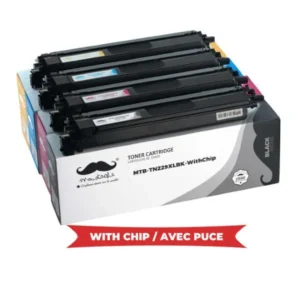 Moustache Compatible Brother TN229XL BK/C/M/Y High Yield Toner Cartridge Combo w/Chip