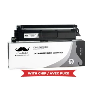 Moustache Compatible Brother TN229XLBK Black High Yield Toner Cartridge w/Chip