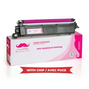 Moustache Compatible Brother TN229XXLM Magenta Super High Yield Toner Cartridge w/Chip
