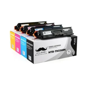 Moustache Compatible Brother TN336 BK/C/M/Y Toner Cartridge Combo