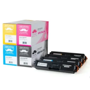 Moustache Compatible Brother TN431 BK/C/M/Y Toner Cartridge Combo