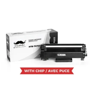 Moustache Compatible Brother TN760 Black High Yield w/Chip Toner Cartidge