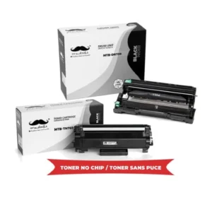 Moustache Compatible Brother TN760 DR730 Black Toner & Drum Combo