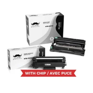 Moustache Compatible Brother TN760 DR730 Black Toner & Drum Combo w/Chip