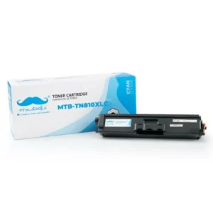 Moustache Compatible Brother TN810XLC Cyan High Yield Toner Cartridge