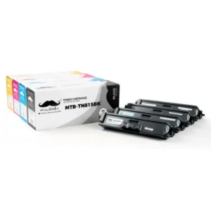 Moustache Compatible Brother TN815 BK/C/M/Y Super High Yield Toner Cartridge Combo