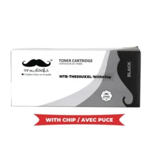 Moustache Compatible Brother TN920UXXL Black Ultra High Yield Toner Cartridge w/Chip
