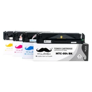 Moustache Compatible Canon 054 BK/C/M/Y Toner Cartridge Combo