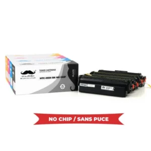 Moustache Compatible Canon 055H BK/C/M/Y High Yield Toner Cartridge Combo