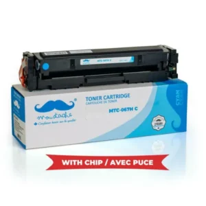 Moustache Compatible Canon 067H 5105C001 Cyan High Yield Toner Cartridge w/Chip