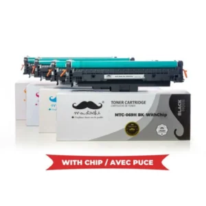 Moustache Compatible Canon 069H BK/C/M/Y High Yield Toner Cartridge Combo w/Chip