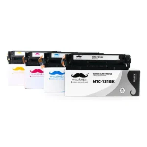 Moustache Compatible Canon 131 BK/C/M/Y Toner Cartridge Combo